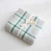 100% Natural Washed Cotton Duvet Cover,Stripe Plaid Print Luxury Soft Comfortable Breathable with Zipper Corner Ties Quilt Cover-x 180x200cm(71x79inch) view 1