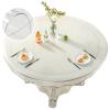 CL-ZZZ Table Cloth Round 2mm Thick Dining Tabletop Protection Pad Crystal Clear Waterproof Circular PVC Table Mat for Restaurant Wooden Furniture, Floor Mats, Customizable (Dia.120cm) view 1
