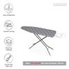 Encasa XO Ironing Board Cover and Pad 54"x15" Standard Size - Thick 3mm Felt Padded Iron Board Cover with Padding, Scorch & Stain Resistant Cotton, Heavy Duty Drawstring, Snug Fit - Grey Tiles view 3