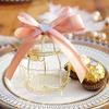 Gold Vintage Retro Bird Cage Candy Boxes Baby Shower Favor Gift Box Mini Metal for Guests Party Birthday Souvenir Material (6,10PCS) view 3