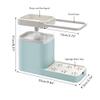 4-in-1 Dish Dispenser for Kitchen, Plastic Multifuctional Dispenser with Sponge Holder Sink Dish Pump Dispenser for Countertop Bathroom Kitchen Supplies view 2
