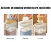 4-in-1 Dish Dispenser for Kitchen, Plastic Multifuctional Dispenser with Sponge Holder Sink Dish Pump Dispenser for Countertop Bathroom Kitchen Supplies view 4