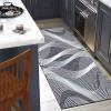 FFcarpet Hallway Runner Rug Non Slip 3'7"x7' Contemporary Runner Rugs Non Skid for Kitchen Hallway Living Room view 2