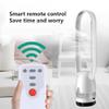 Floor Bladeless FanTower Fan, with Remote ControlPurification Fan, Heating FanVertical Fan LED Display with Auto Off, 8Speeds, 7H Timer, for Bedroom Living Rooms Table Office Desktop view 4