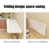 Wall-Mounted Folding Table Hua Indoor Folding Drop-Leaf Table Wall Table, Telescopic Invisible Workbench, Multifunctional Computer Table and Dining Table, Save Space, 18 Sizes (Size : 70x40cm) view 2