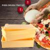 AIZYR Heavy Duty Pizza Dough Proofing Box - Commercial Stackable Dough Proofing Tray with Lid for Home Artisan Bread Pizza,130mm view 2