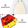Halloween Door Sign Wooden Trick or Treat Hanging Sign Halloween Welcome s Candy Corn Door Hanger for Home Front Haunted House Party Supplies- CANDY view 3