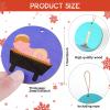 Blulu 25 Pcs Jesse Tree Ornaments Wood Jesse Christmas Advent Calendar Ornaments Wooden Christmas Tree Decorations for Xmas Family Advent Celebration Hanging Decorations (No Hole) view 2