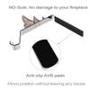 Christmas Stocking Holder for Mantle Set of 7, Reusable Christmas Stocking Hooks, No-Damage Xmas Hanger for Fireplace mantle Grip Stand Christmas Decoration Ornaments Hanging Sliver Shelf Floor view 3