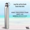 6 Stainless Steel Vacuum Water Bottles Set, 41 oz. - Double wall - Silver view 4