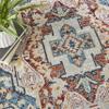 Nourison Home Geneva Multicolor 4' x 6' Area Rug, Traditional, French Country, Easy Cleaning, Non Shedding, Bed Room, Living Room, Dining Room, Kitchen, (4' x 6') view 3