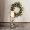 Abbott Collection Frost Mistletoe Wreath - Natural Material/Plastic, Green/White (17" D) view 2