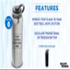 6 Stainless Steel Vacuum Water Bottles Set, 41 oz. - Customizable Text, Logo - Double wall - Silver view 2