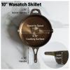 Backcountry Iron 10-1/4 Inch Smooth Wasatch Pre-Seasoned Round Cast Iron Skillet view 2