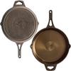 Backcountry Iron 12 Inch Smooth Wasatch Pre-Seasoned Round Cast Iron Skillet view 3