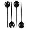 20 Piece Set of Novelty Serving Spoon & Spork Black for Dinner Parties, Wedding, Thanksgiving view 3