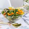 16 Piece Set of Novelty Serving Spoon & Spork Gold for Dinner Parties, Wedding, Thanksgiving view 2