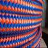 Valley Rope 1/2 x 200 ft. Double Braid-Yacht Braid Polyester Rope Hank. Orange/Marine view 4