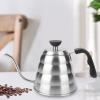 1.2L Stainless Steel Coffee Drip Pot, Pouring Drip Kettle Gooseneck Long Mouth Teapot with Thermometer view 3