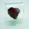 Original Berlin Wall Piece Display in a transparent arch (3" x 3" Medium) view 2