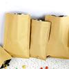 Crysdaralovebi 100pcs 12 Size Kraft Paper Doypack Zip Lock Pouch with Aluminum Foil Food Tea Snack Coffee Storage Resealable Ziplock/Zipper Bag (18x30cm) view 1