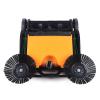 Hand-Push Sweeping Sweeper 26'' 15L Manual Carpet Sweeper Floor Sweeper Manual Vacuum Sweeper Industrial Sweeper Manual Push Sweeper Foldable Walk-Behind Floor Sweeping Machine roller broom view 4
