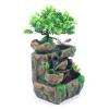 DYRABREST Indoor Relaxation Desktop Fountain Waterfall, Zen Meditation Rockery Crafts Indoor Waterfall with LED Light for Home Office Bedroom Desk Dcoration view 4