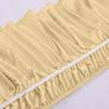 Amuze Bedding Easy Fit Elastic Wrap Around Ruffled BedSkirt Recron Drop Length 16 Inches (Gold,Queen XL) view 3