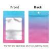 100 Pcs Resealable Mylar Bags, Gradient Color Food Storage Bags, Zip Bag Foil Bags Packaging Pouch for Food Storage, Sample, Small Business (Blue Pink, 4.7 X 7.1 Inch) view 2