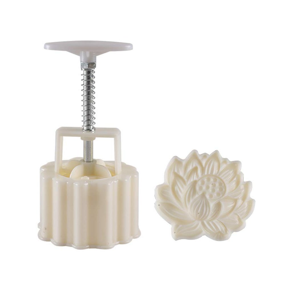125/150g Lotus Patterns Moon Cake Mold Mid-Autumn Festival Fondant Moon Cake Baking Decoration Tools