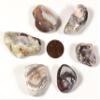 30PCs Pink Botswana Agate Tumbled Stones Polished Natural Banded Chalcedony Gemstone Crystal Mineral Pebble Specimens view 4