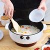 4-in-1 Multifunction Electric Skillet Non-Stick Stainless Steel Hot Pot Noodles Rice Cooker Steamed Egg Soup Pot Portable Mini Heating Pan Cooking Fried with Steam Grid view 3