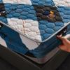 CFYCYHDZHT Deep Pockets Fits Children's Bedroom Thick Quilted Coral Fleece Animal Print Mattress Cover,Boys Girls Room Thick Warm Non Slip Bed Cover Flower 150cmx200cm view 3