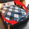 CFYCYHDZHT Deep Pockets Fits Children's Bedroom Thick Quilted Coral Fleece Animal Print Mattress Cover,Boys Girls Room Thick Warm Non Slip Bed Cover Flower 150cmx200cm view 4