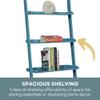 Allora Country Bookshelf Ladder in Blue view 4