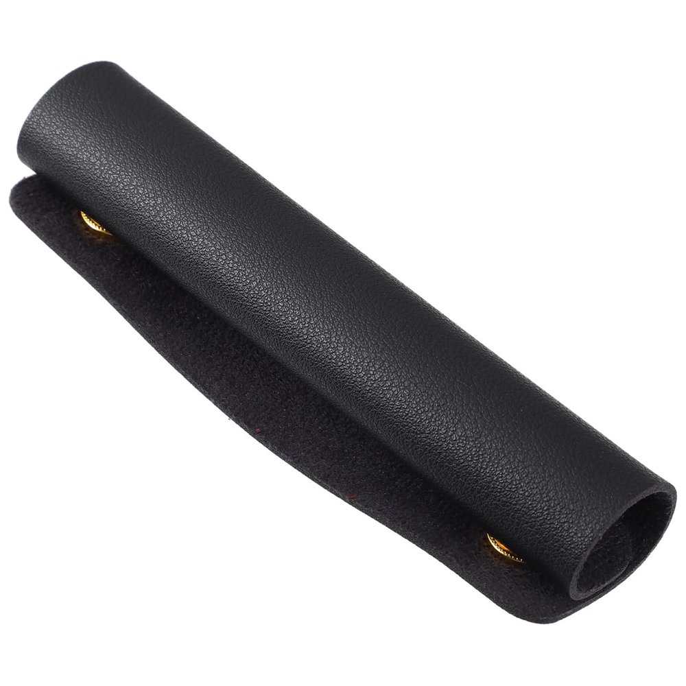 VALICLUD Pu Leather Luggage Handle Wrap Handbag Handle Cover Elastic Sleeve Bag Accessory Comfortable Grip Protector for Travel Bags 5.11X4.13In