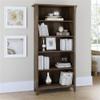 Home Square 5 Shelf Wood Bookcase Set in Ash Brown (Set of 2) view 2