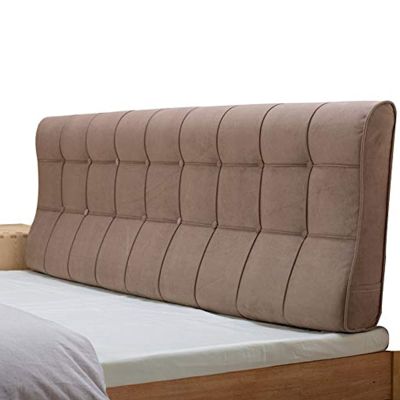 AYLYHD Double Bedside Cushion Daybed Backrest Sofa Headboard Pillow Cushion Detachable Relieve Fatigue Reading Backrest Cushion (Color : A, Size : 90x12x58cm)