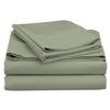 Wega Linen Top Split King Sheet Sets for Adjustable Beds Split Head Flex Top 24" Deep Pocket Top Cotton Sheet Sage view 1