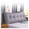 AYLYHD Wedge Triangle Backrest Bedside Cushion Upholstered Headboard Soft Reading Backrest Cushion Without Headboard 7 Colors, 3 Sizes Cushions (Color : C, Size : 10020x60cm/39x8x24inch) view 1