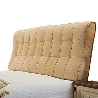 AYLYHD Double Bedside Cushion Daybed Backrest Sofa Headboard Pillow Cushion Detachable Relieve Fatigue Reading Backrest Cushion (Color : D, Size : 90x12x58cm)