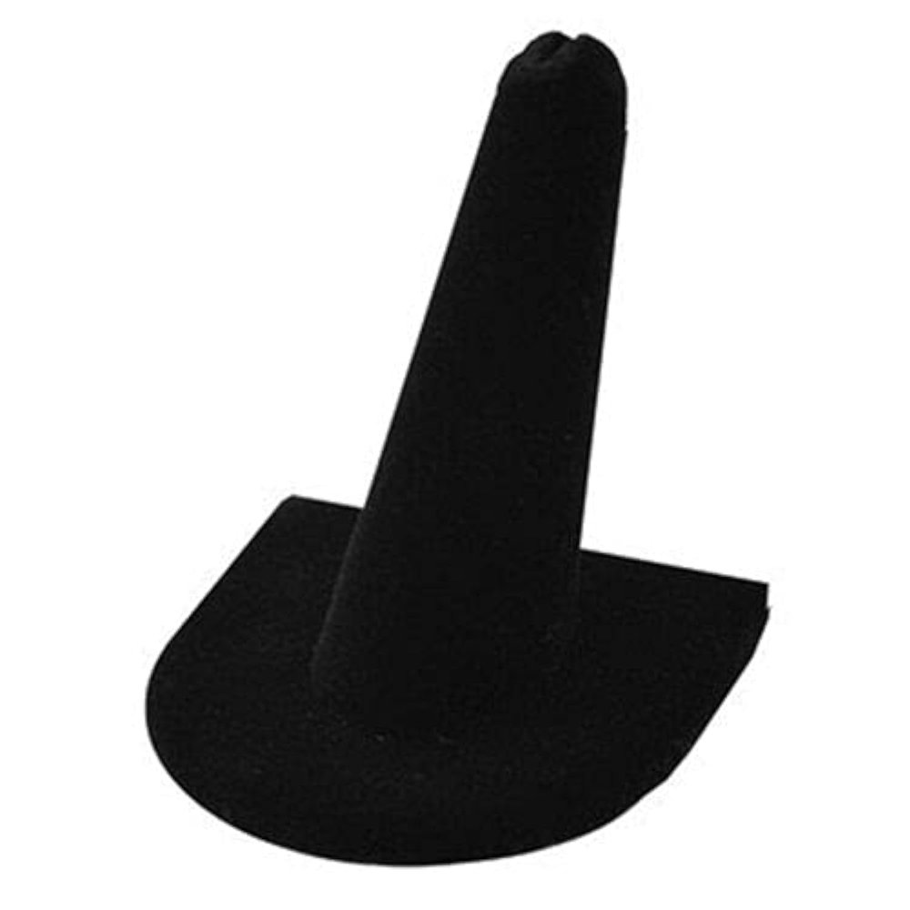 Grab Sale Black Velvet Jewelry Holder Finger Ring Display Stand 2" x 2" x 2" Inches