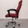 Melaluxe Office Chair Cover - Universal Stretch Desk Chair Cover, Computer Chair Slipcovers (Size: M) - Wine Red view 2