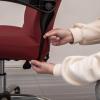 Melaluxe Office Chair Cover - Universal Stretch Desk Chair Cover, Computer Chair Slipcovers (Size: M) - Wine Red view 3