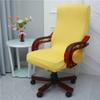 Melaluxe Office Chair Cover - Universal Stretch Desk Chair Cover, Computer Chair Slipcovers (Size: M) - Yellow view 2