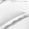 Lush Decor Medallion Scallop Embroidery Bedspread Queen Size 5 Piece Set White - White Bedding Set Queen Quilt - Lightweight Bedspreads with Pillowcases view 3