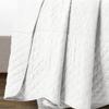Lush Decor Medallion Scallop Embroidery Bedspread Queen Size 5 Piece Set White - White Bedding Set Queen Quilt - Lightweight Bedspreads with Pillowcases view 4