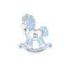 2025 Personalized Baby's First Christmas Tree Ornament - Rocking Horse Baby Boy Customized Christmas Ornament - Keepsake for New Born Baby-Free Customization view 1