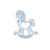 2025 Personalized Baby's First Christmas Tree Ornament - Rocking Horse Baby Boy Customized Christmas Ornament - Keepsake for New Born Baby-Free Customization view 2