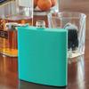 6oz Stainless Steel Flask, Fox, Personalized Engraving Included (Dark Purple) view 4